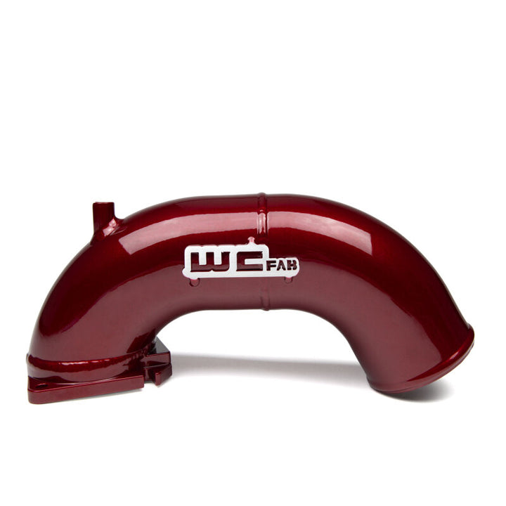 Wehrli 98.5-02 Cummins 5.9L 3.5in Intake Horn &amp; Driver Intercooler Pipe - Bengal Silver