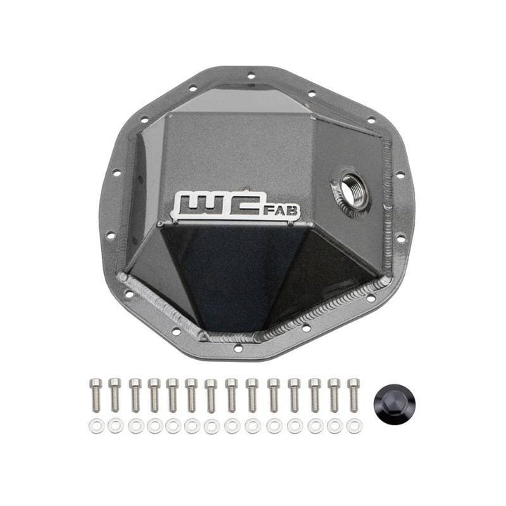 Wehrli 20-26 GM Duramax/19-24 Cummins Rear Axle Differential Cover - Gun Metal