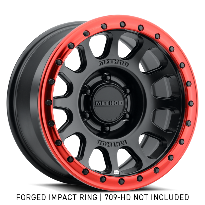 Method Beadlock Ring - 18in Forged - Style 1 - Red