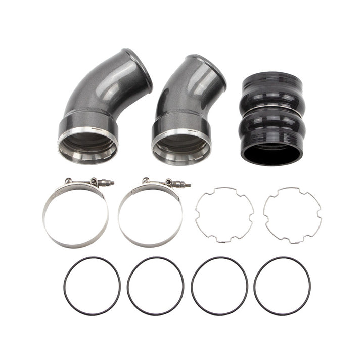 Wehrli 06-10 GM Duramax LBZ/LMM Passenger Side 3.5in Intercooler Pipe - Deore Gold