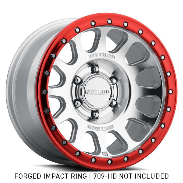 Method Beadlock Ring - 20in Forged - Style 1 - Red