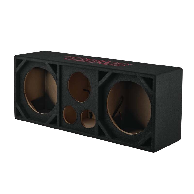 DS18 Ported Enclosure 2x 10in Mids 2x 3.6in Tweeters &amp; 1 x 5.7in Horn Diffuser -Black Carpet