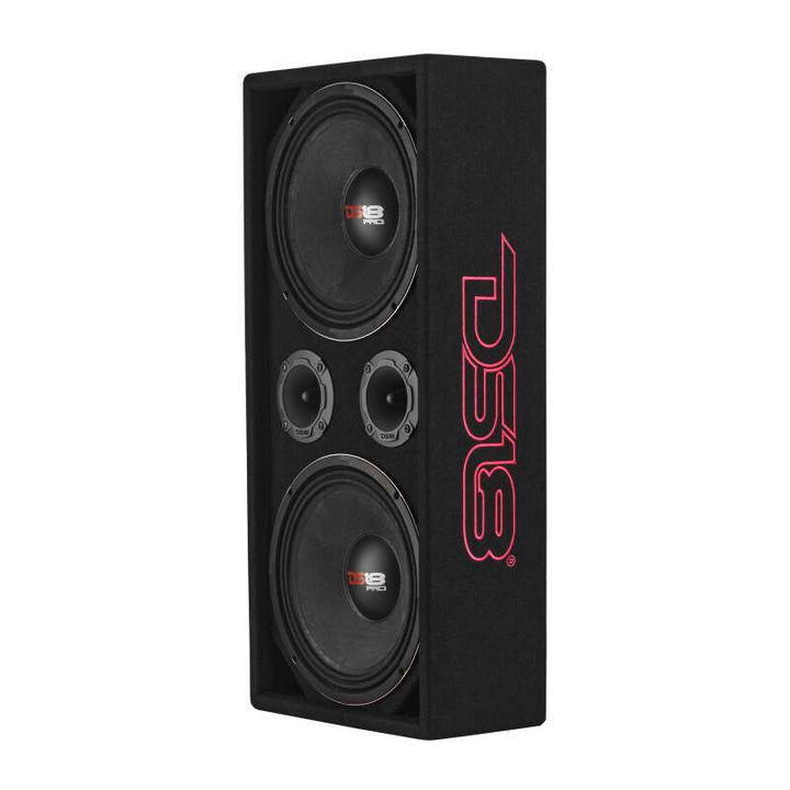 DS18 Loaded Ported Enclosure Incls PRO-X10M &amp; PRO-TWX2/FRP-1.2K4/ Cable &amp; Terminal- Black Carpet