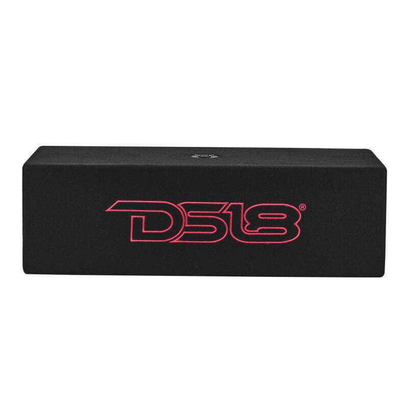 DS18 Ported Enclosure w/ 2x 8in Mids &amp; 2x 3.6in (Not Included)- Black Carpet