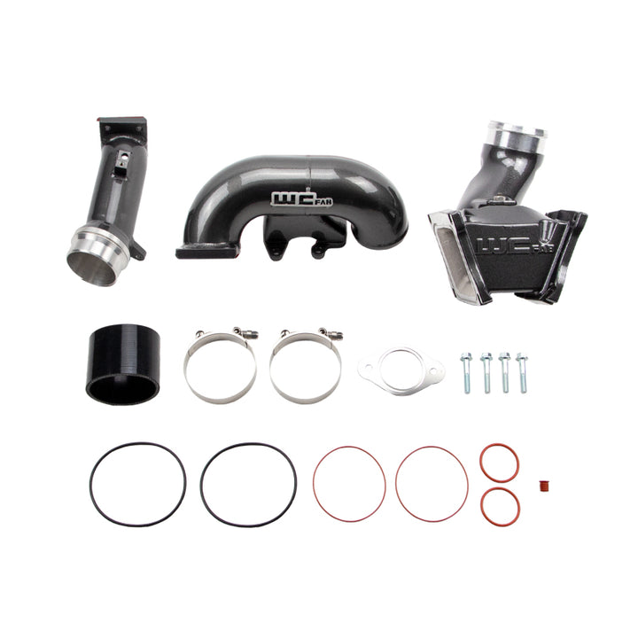 Wehrli 06-07 GM Duramax LBZ 3in Y-Bridge Kit - Bronze Chrome