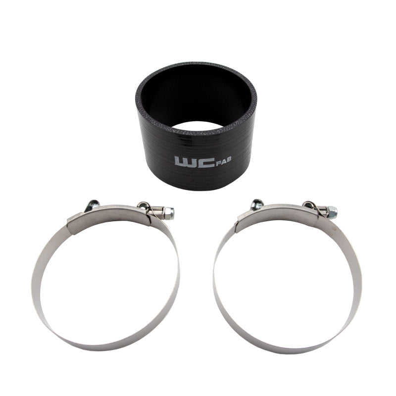 Wehrli 4in ID x 3in Long Silicone Boot &amp; Clamp Kit