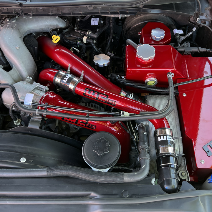 Wehrli 17-25 Ford Power Stroke 6.7L Upper Coolant Pipe Kit - Sparkle Granny Smith