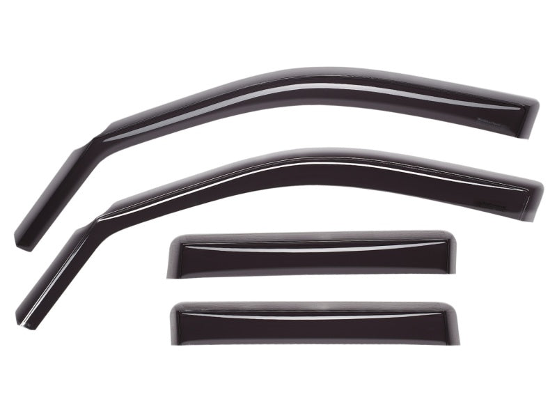 WeatherTech 02-09 Dodge Ram Truck Front Rear Front &amp; Rear Side Window Deflectors-Dark Tint