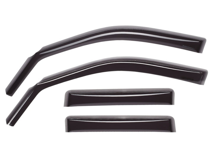 WeatherTech 02-09 Dodge Ram Truck Front Rear Front &amp; Rear Side Window Deflectors-Dark Tint