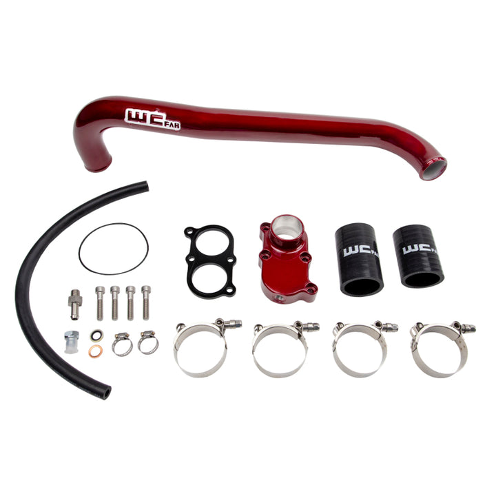 Wehrli 01-05 GM Duramax LB7/LLY Thermostat Housing Kit - Sparkle Granny Smith
