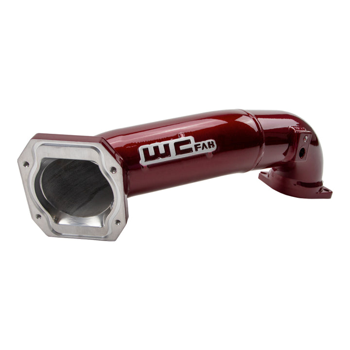 Wehrli 11-16 GM Duramax LML Passenger 3in Upper Crossover Intercooler Pipe - Illusion Blueberry