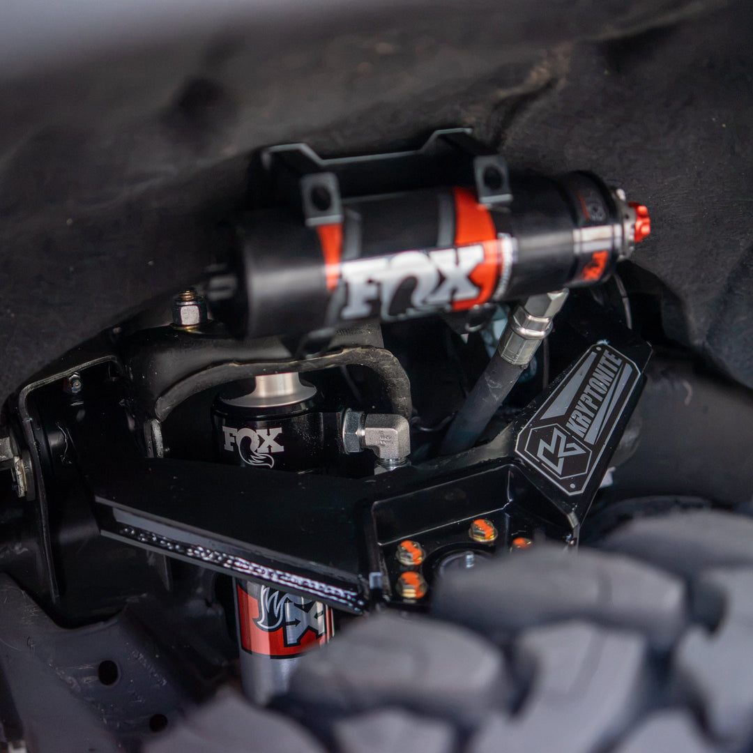 Kryptonite Stage 3 Leveling Kit with Fox 2.5 Performance Elite Shocks for 2020-2026 Chevy/GMC 2500HD/3500HD