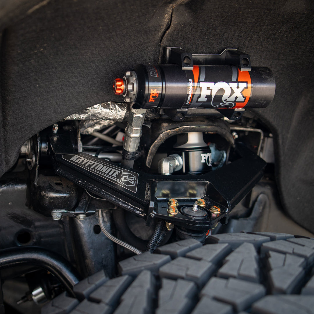 Kryptonite Stage 3 Leveling Kit with Fox 2.5 Performance Elite Shocks for 2020-2026 Chevy/GMC 2500HD/3500HD