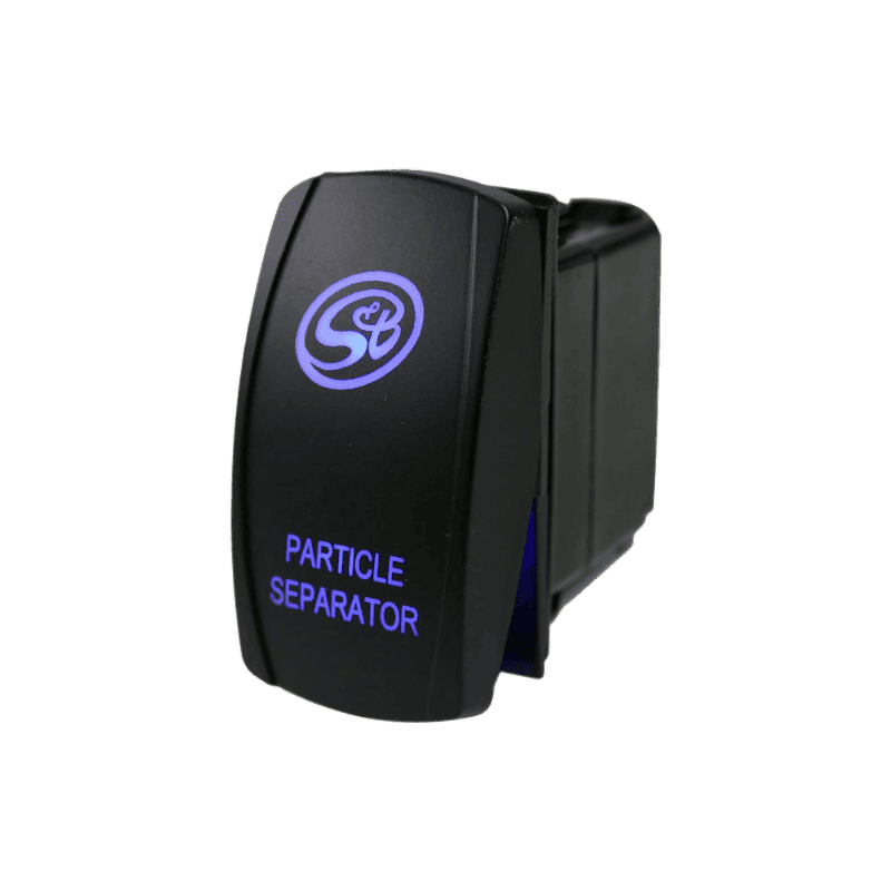 LED Rocker Switch w/ S&amp;B Logo for Particle Separator